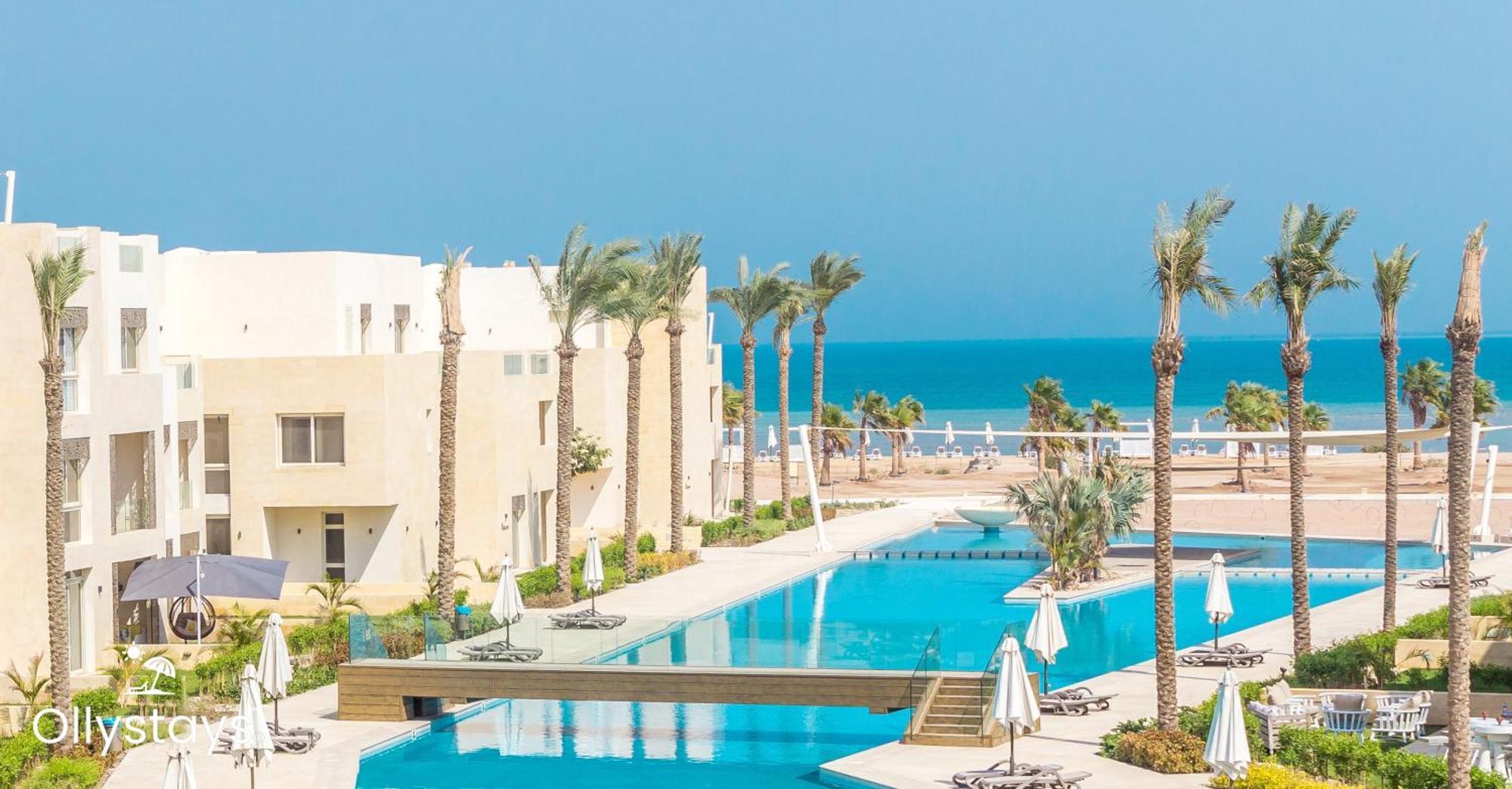 Ollystays Mangroovy Seaview 1Br Beach And Pool Free Access Hurghada Buitenkant foto