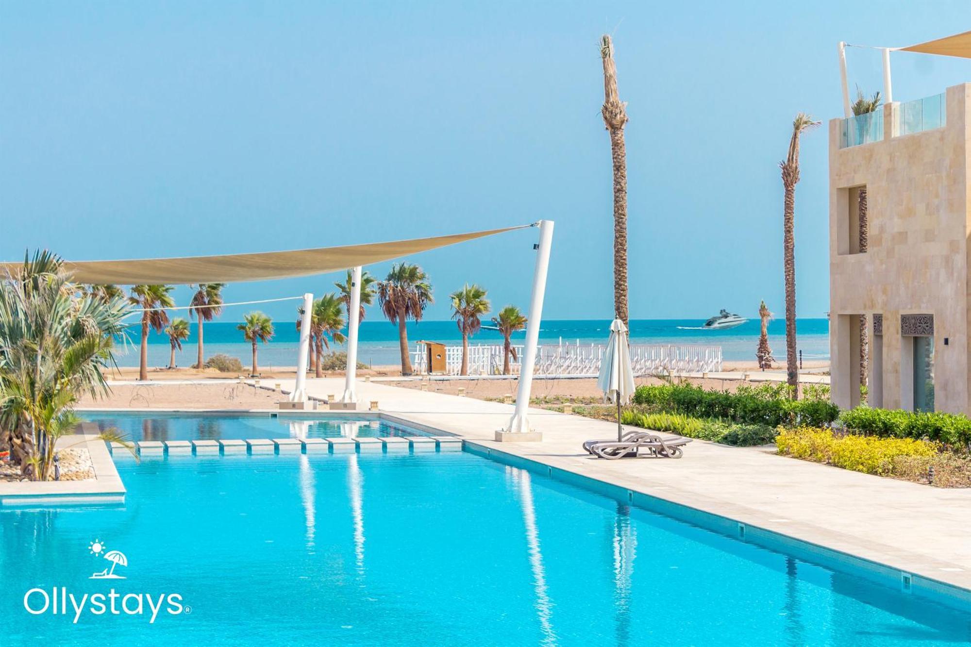 Ollystays Mangroovy Seaview 1Br Beach And Pool Free Access Hurghada Buitenkant foto
